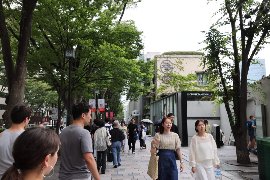 June 24, 2023 - Tokyo and Omotesando Hills (Gma's hood)